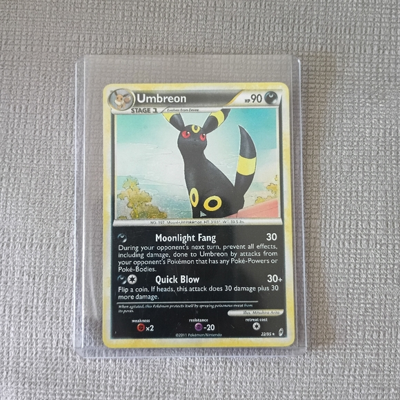 2011 POKEMON CALL OF LEGENDS UMBREON #22 HOLO - Picture 1 of 11